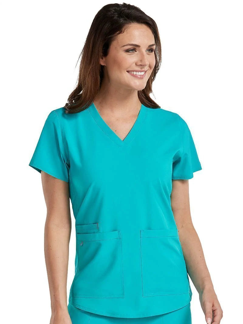 8416 V-NECKLINE RACERBACK TOP